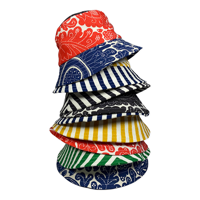 Selection of 9 Bob bucket hats from Benoit Missolin