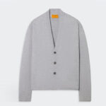 Guest in Residence Greige Cardigan Sweater